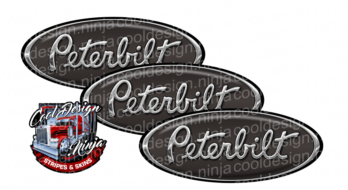 Western Brown Peterbilt Emblem Skins Cool Design Ninja