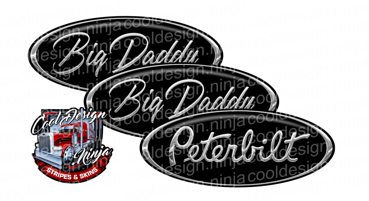 Big Daddy Peterbilt Emblem Skins – Cool Design Ninja