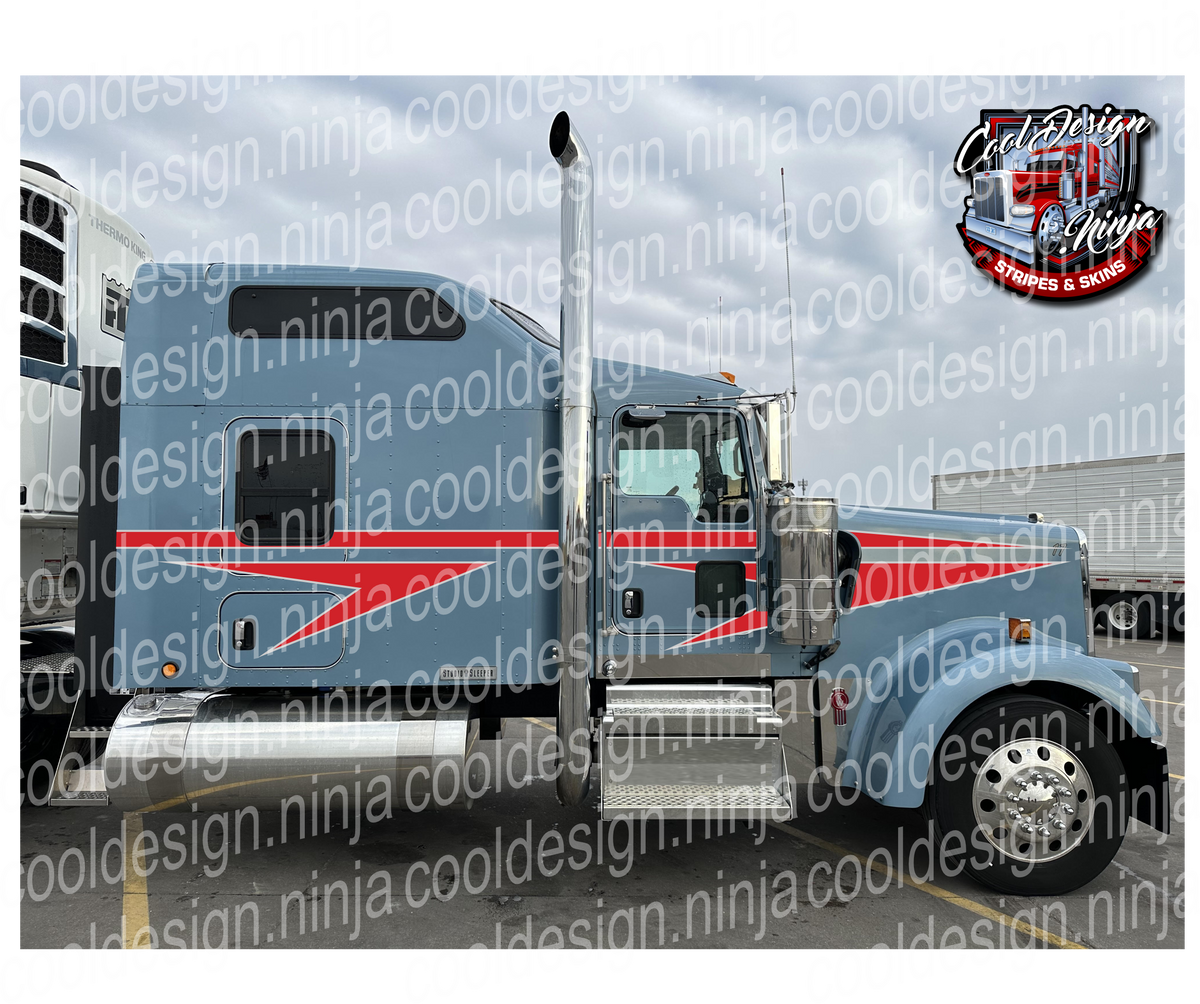 Straight Arrow Kenworth Stripe Kit