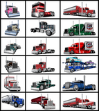 Full Custom Vector Truck Design Slot