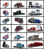 Full Custom Vector Truck Design Slot