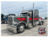 Red and Black Double Fang Peterbilt Stripe Kit