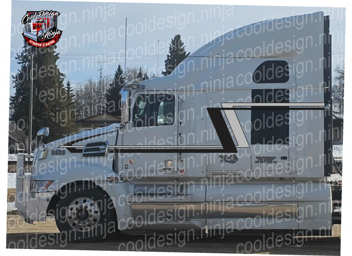 Double Z Break Through Western Star 5700EX Peterbilt Stripe Kit – Cool ...