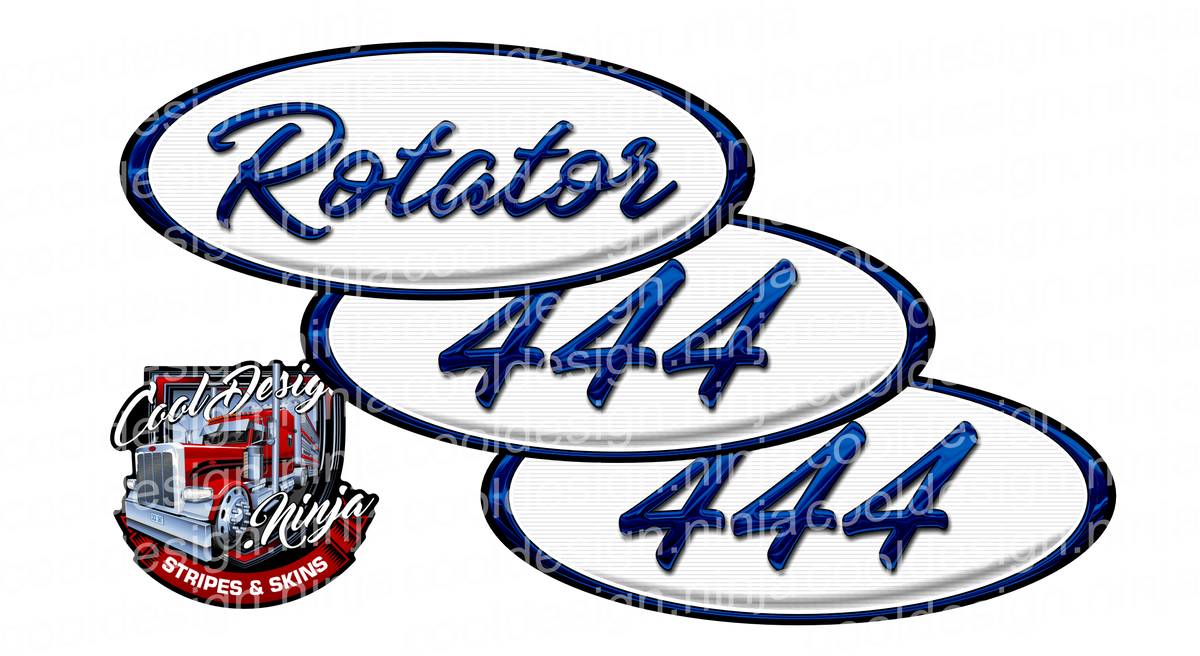 Rotator 444 Peterbilt Emblem Skins – Cool Design Ninja