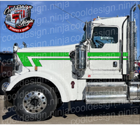 Hard 77 Kenworth W9 Daycab Stripe Kit