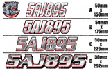 Custom Snowmobile Registration Numbers