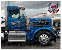 Wallis Ghost Of Chicago Daycab 379 389 589 Peterbilt Stripe Kit