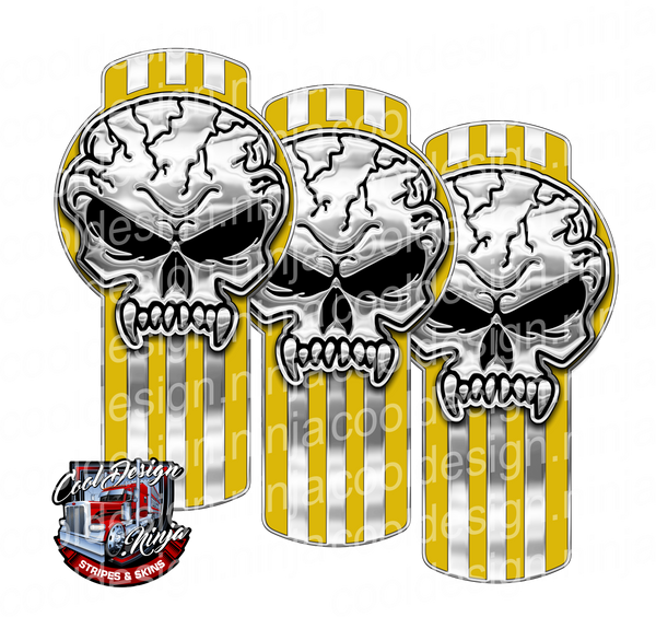 Skull Brain Kenworth Emblem Skin