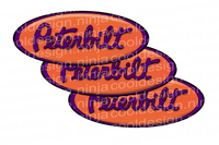 Purple Orange Sunrise Peterbilt Emblem Skins