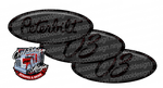 Charcoal and Dark Red Unit 03 Peterbilt Emblem Skins