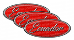 Red Ecuador Peterbilt Emblem Skins