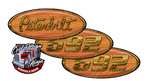 Orange and Gold Unit 692 Peterbilt Emblem Skins